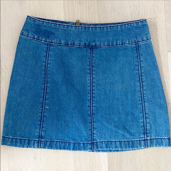 FREE PEOPLE Zip to it Skirt - Picture 7 of 7